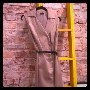 “Wrap dress” with zipper